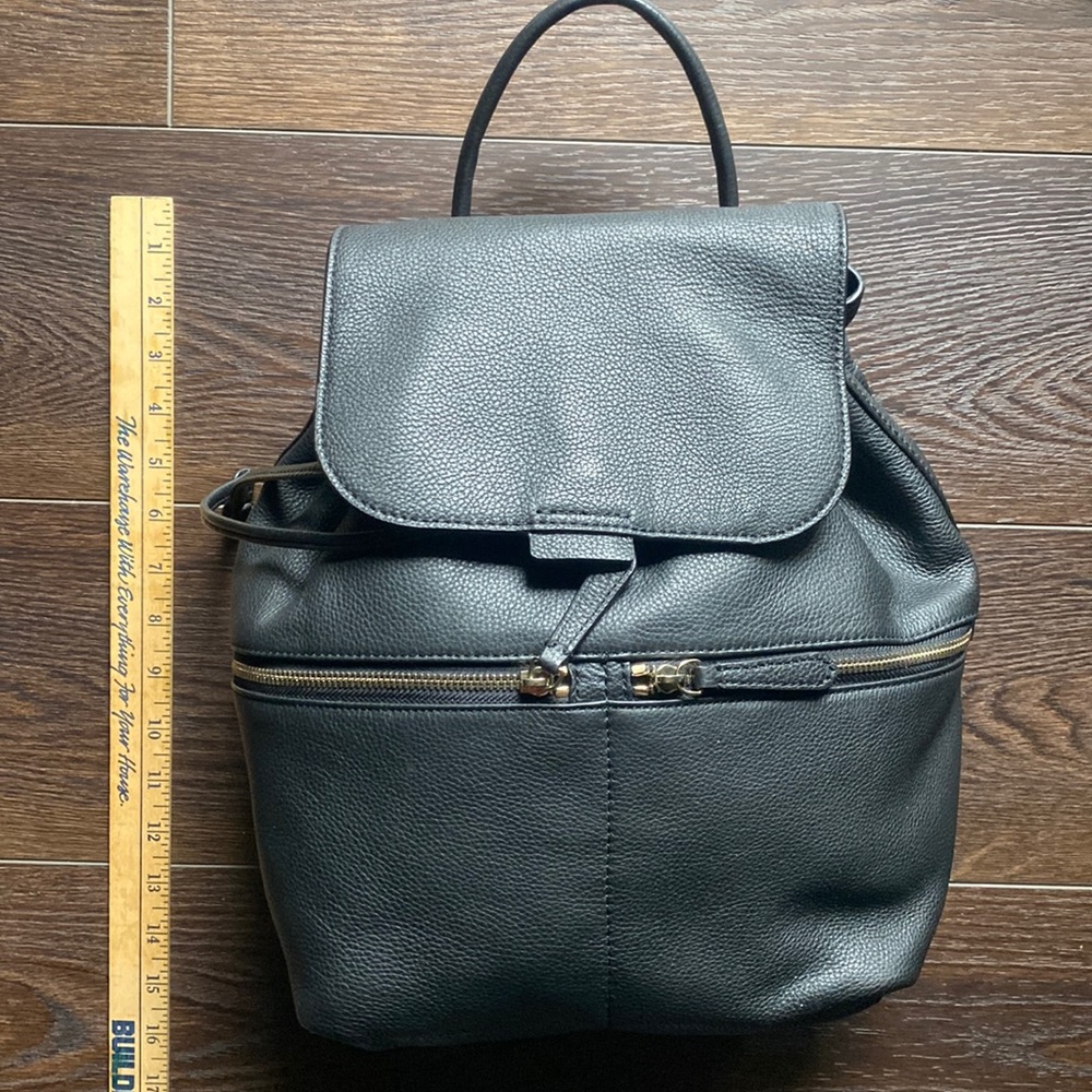 Banana Republic leather backpack
